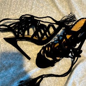 Strappy Tie-up Heels